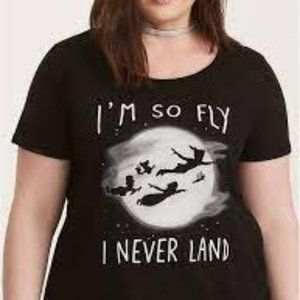 DISNEY NEVER LAND CREW NECK TEE